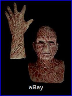 2 Pc. Combo Deal! Freddy Inferno Part 4 Silicone Krueger Mask & Hand by WFX