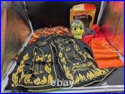 2 VTG 1950s Collegeville Costumes Witch Halloween Costumes 1 Box 884 Jr XL 16