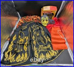 2 VTG 1950s Collegeville Costumes Witch Halloween Costumes 1 Box 884 Jr XL 16