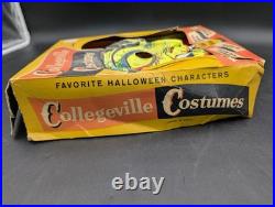 2 VTG 1950s Collegeville Costumes Witch Halloween Costumes 1 Box 884 Jr XL 16