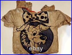 2x Scarce Vtg 1955 Ben Cooper Disney Lady and Tramp Costumes withGAUZE MASKS