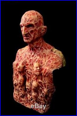 3 Pc Combo Deal! WFX Freddy Inferno Part 4 Silicone Krueger Mask, Hand, & Chest