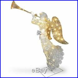 4 FT Led Lighted Holy Angel Outdoor Indoor Christmas Yard Decoration Display