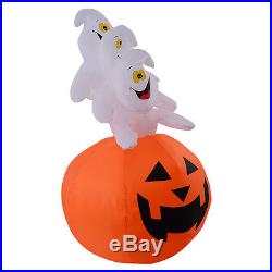 5FT Inflatable Halloween Ghosts Pumpkin Decoration Yard/Indoor Lighted Air Blown