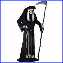 6 Ft ANIMATED LUNGING REAPER Halloween Prop HAUNTED HOUSE