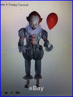 6 Ft Animated Pennywise The Clown IT Halloween Prop Spirit Halloween Morbid Gem