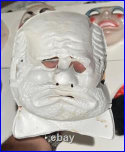 6 Vintage 1970's Halloween Mask HOBO Alice Pirate Skeleton Clear Face RARE Ben 6 Vintage 1970's Halloween Mask HOBO Alice Pirate Skeleton Clear Face RARE Ben