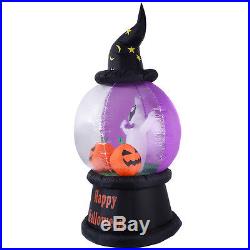 7 FT Halloween Inflatable Snow Globe Lighted Yard/Indoor Decoration Air Blown