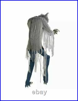 7 Ft ANIMATED TOWERING HOWLING WEREWOLF Halloween Prop HAUNTED HOUSE