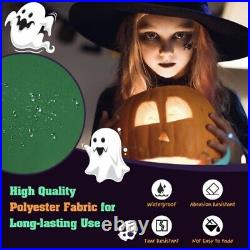 8 Feet Halloween Inflatable Witch Decor with Bright LED Lights