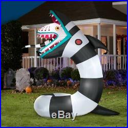 9.5 Ft ANIMATED SANDWORM FROM BEETLEJUICE Airblown Yard Inflatable