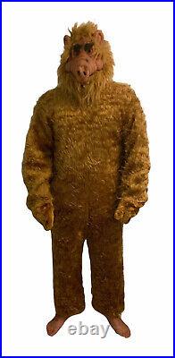 ALF Halloween Costume Adult Medium Full Body Furry Suit Rubber Mask Collegeville