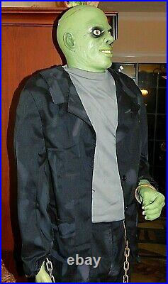 ANIMATED 6 Foot LIFESIZE FRANKENSTEIN PARTY MONSTER HALLOWEEN PROP WITH BOX