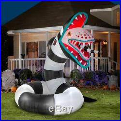 ANIMATED BEETLEJUICE SAND WORM Halloween Lighted Yard Inflatable