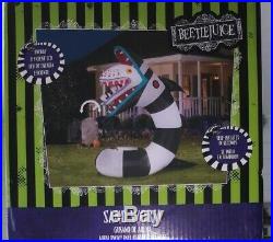 ANIMATED BEETLEJUICE SAND WORM Halloween Lighted Yard Inflatable