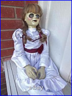 ANNABELLE CREATION 2017 HAUNTED HALLOWEEN HORROR PUPPET DOLL CONJURING 2 ooak IT