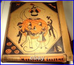 ART DECO 1920/30's HALLOWEEN MASQUERADE COSTUME CLOWN #2513 -ORIG. BOX 8-10