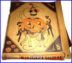 ART DECO 1920/30's HALLOWEEN MASQUERADE COSTUME CLOWN #2513 -ORIG. BOX 8-10