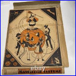 ART DECO 1920/30's HALLOWEEN MASQUERADE Wooden Soldier No 22 Large 12-14 Costume
