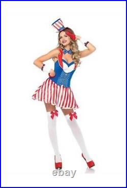Adult Yankee Doodle Darlin Costume (sh) Size Medium/Large