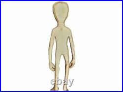 Alien Foam Filled Lifesize Prop UFO Roswell Area 51 Halloween Martian Haunted