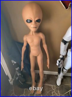 Alien Foam Filled Prop Life Size UFO Roswell Martian Lil Mayo Area 51 Halloween
