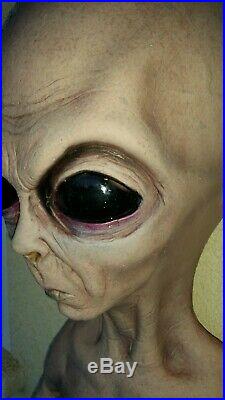 Alien Foam Filled Prop Lifesize UFO Roswell Martian Lil Mayo Halloween