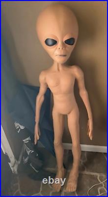 Alien Latex Prop Life Size UFO Roswell Scary Martian Area 51 For Halloween Party