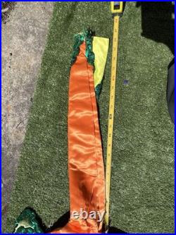 Andrade VTG 1960s Mardi Gras Costume set Orange Puff Top & Pants Krewe Rare