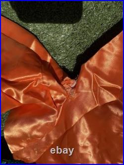 Andrade VTG 1960s Mardi Gras Costume set Orange Puff Top & Pants Krewe Rare