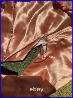 Andrade Vintage 1960s Mardi Gras Costume Top Orange Puff Krewe Rare