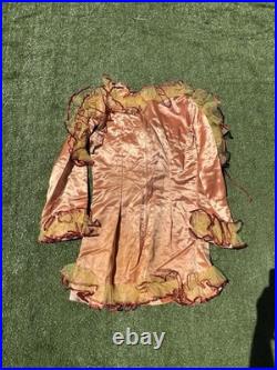 Andrade Vintage 1960s Mardi Gras Costume Top Orange Puff Krewe Rare