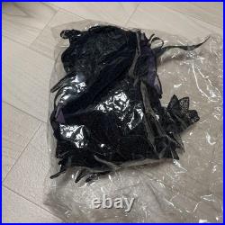 Angel Wing Butterfly Head Dress Gothic Lolita Black Purple Unused Angel Wing Butterfly Head Dress Gothic Lolita Black Purple Unused
