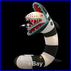 Animated Beetlejuice Sandworm 9.51 ft. Pre-Lit Inflatable Halloween Decoration