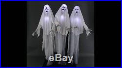 Animated Halloween Haunting Ghost Trio Lifesize Prop
