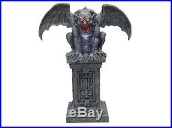 Animated Haunted Gargoyle Tombstone Statue Mythology Gothic Castle Grave Crypt