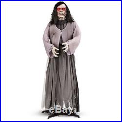 Animated Lady Zombie Life Size Outdoor Halloween Graveyard Yard Decoration Prop