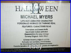 Animated Lifesize 6 Foot Michael Myers Halloween Prop Figure Awesome Decor