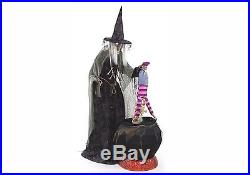 Animated Stew Brewing Witch With Kid No Fog Version Preorder Ships Summer/Fall