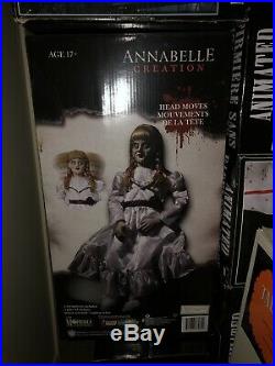 Annabelle Creation Halloween Prrop Doll Rare Htf Nib Spirit Morbid Gemmy