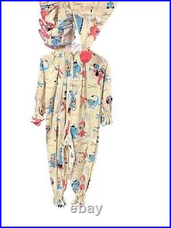 Antique Clown Costume Complete Halloween Costume Vintage