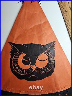 Antique Halloween party hat Marks Brothers 1920s 11 great shape