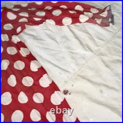 Antique Vintage 1930s Handmade Clown Suit/Pierrot Costume Cotton Pom Poms