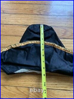 Antique Vintage Witch Halloween Costume Top And Hat Hand Made Adult Size