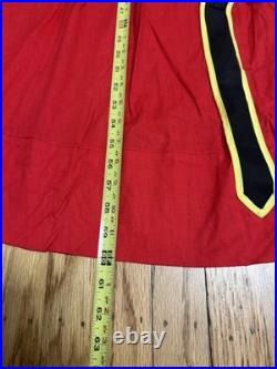 Antique Vtg 1950s 60s Halloween Red Devil Satan Horns Mask Cape Adult Costume