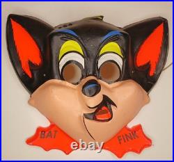 BAT FINK Vintage Batfink Mask By Ben Cooper 1966 Halloween Extremely Rare HTF