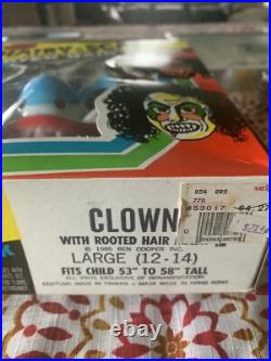BEN COOPER HAIRY SCARY Clown Excellent. Complete. Swell Head In Box BEN COOPER HAIRY SCARY Clown Excellent. Complete. Swell Head In Box