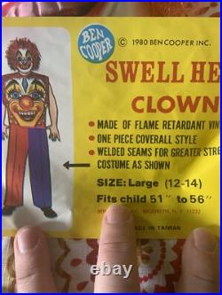 BEN COOPER HAIRY SCARY Clown Excellent. Complete. Swell Head In Box BEN COOPER HAIRY SCARY Clown Excellent. Complete. Swell Head In Box