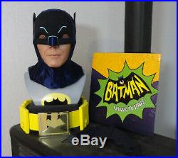 Batman 1966 Adam West Life Size Bust Mask Don Post Jason Freddy Myers Jc