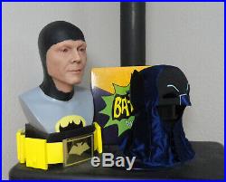 Batman 1966 Adam West Life Size Bust Mask Don Post Jason Freddy Myers Jc